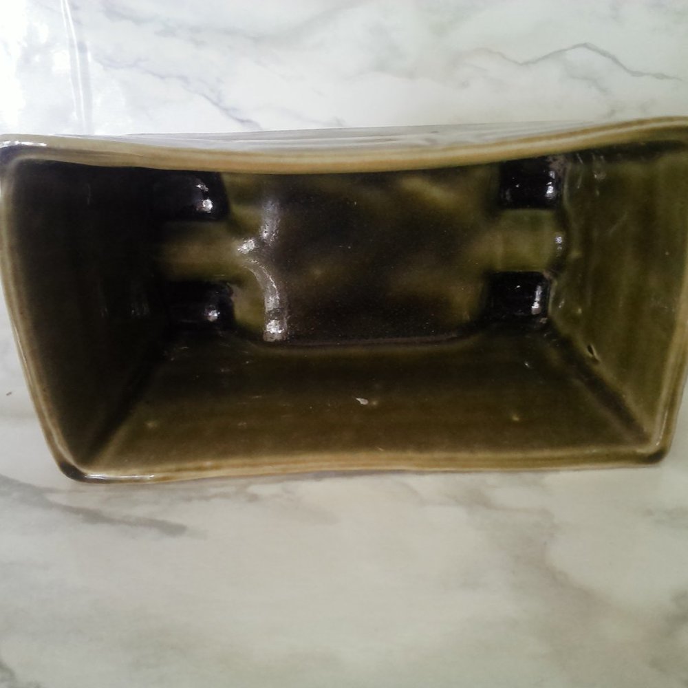 CERAMIC GREEN GLAZED PLANTER - Picture 4 of 6